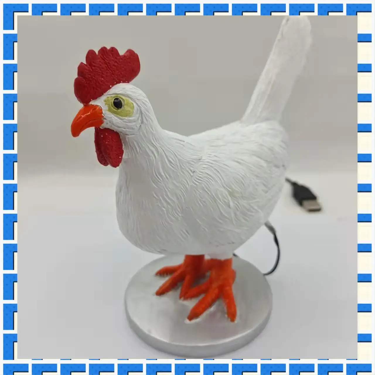 

ABNG Egg Lamp Resin Chicken Egg Lamp Table Lamp Light 3D LED Hen Laying Eggs Night Lights For Bedroom Living Room Decor