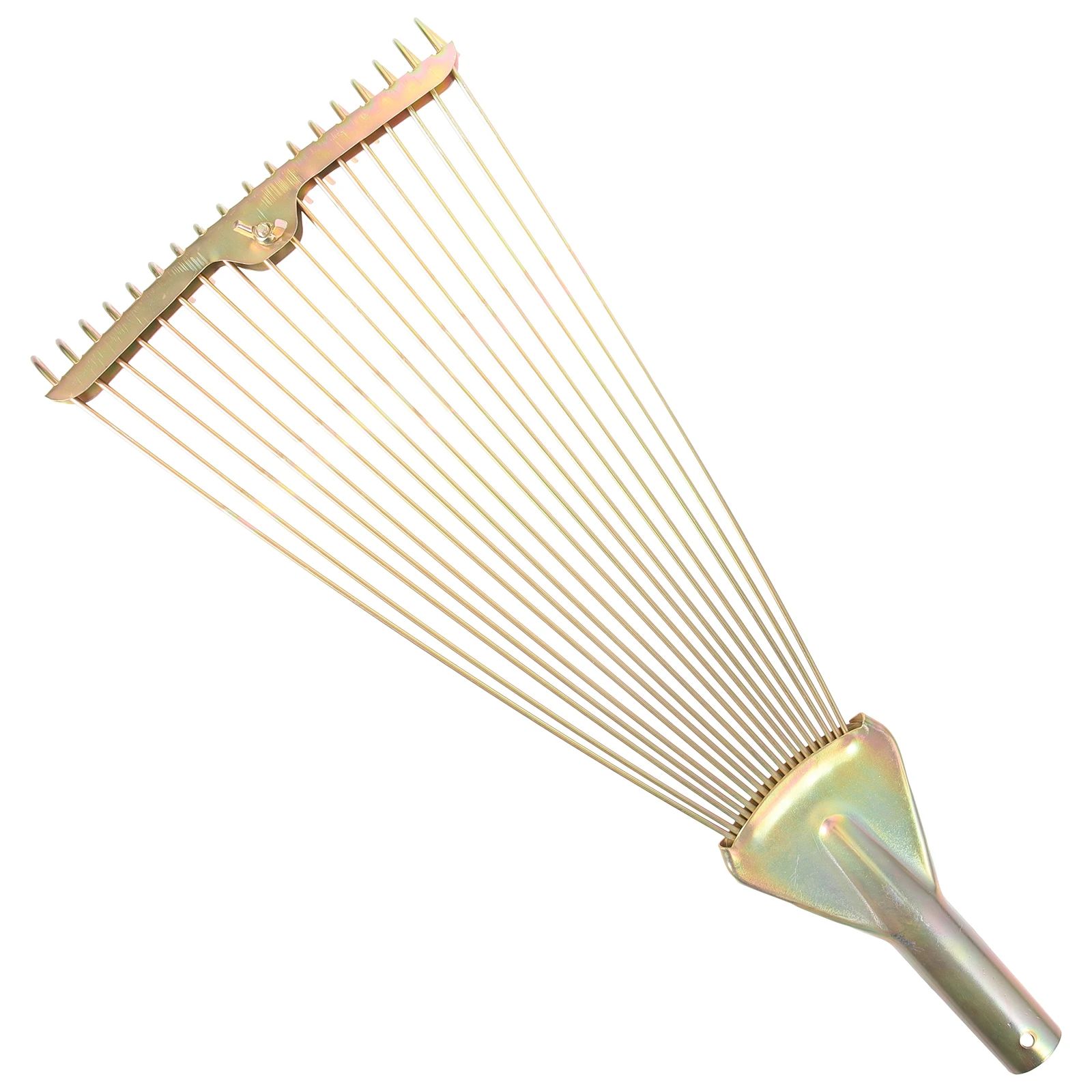 

Foldable Steel Garden Rake Heavy Duty Soil Loosening Weeding Tool Leaves Cleaning Agricultural Implement Hand Cultivator