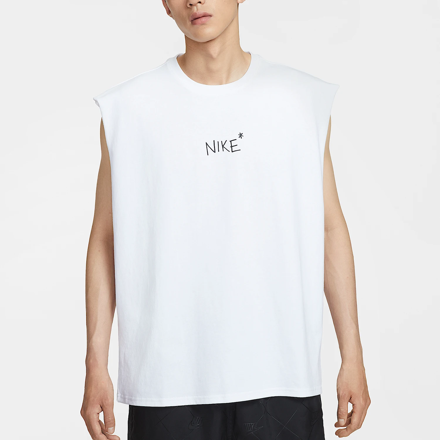 

Nike Authentic Summer Men's Loose Soft Knit Print Sports Vest IH9266-100