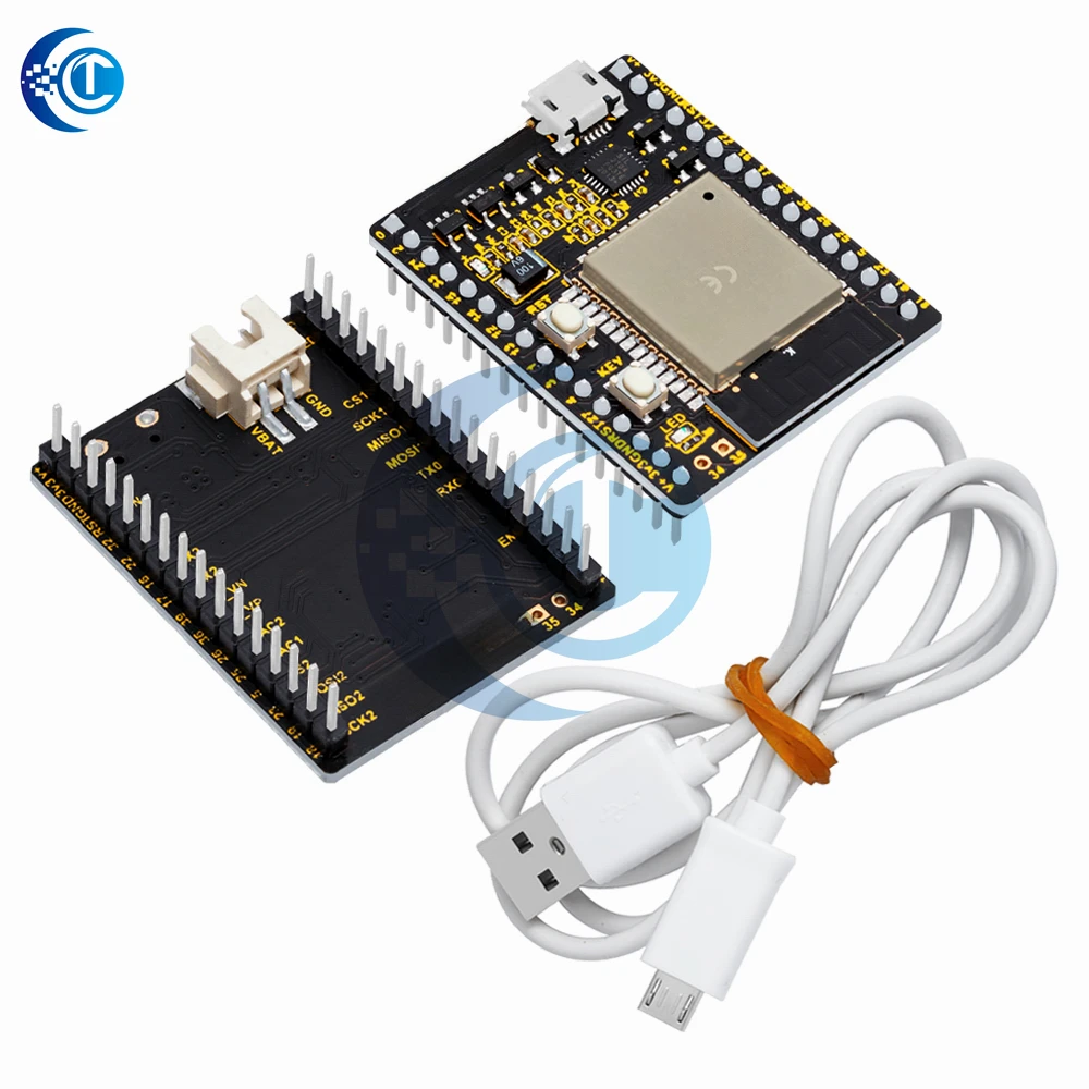 PYWIFI-ESP32 Micro Python IoT WiFi обучающая плата DC3.6V-6V ESP32 WROON-32 модуль Miro-USB WiFi + BT + BLE MCU модуль