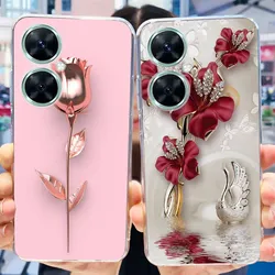 Fashion Elegant Pattern Phone Case For Huawei Nova 11i Soft Silicone TPU Back Cover For Huawei Nova11i 4G MAO-LX9