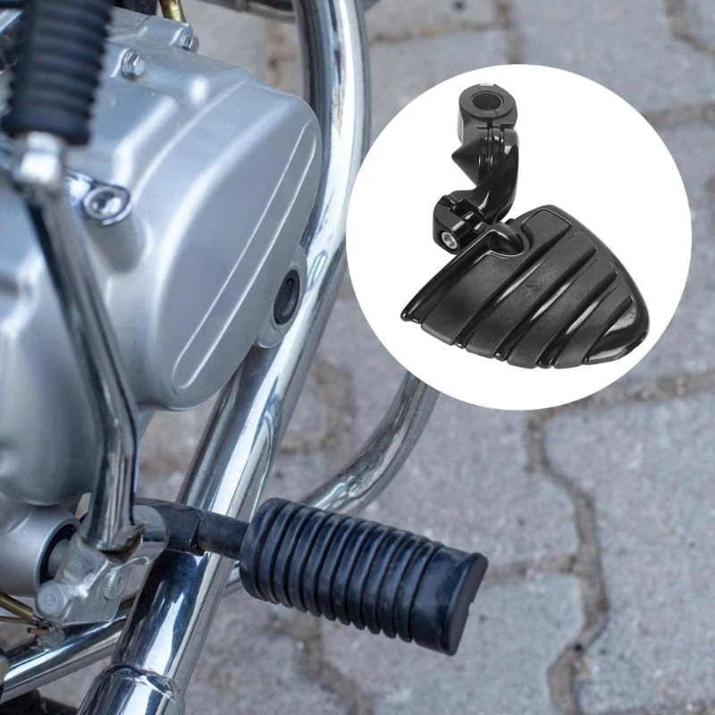 

A2UC Easy Установка AntiSlip Motorcycle FootRests Алюминиевая резиновая конструкция