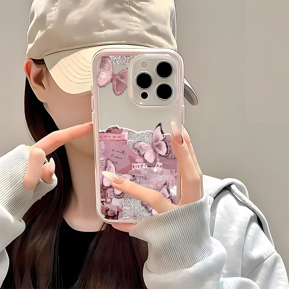 เคสโทรศัพท์ใสลายผีเสื้อสีชมพู  - Samsung Galaxy A55 บทวิจารณ์และราคา