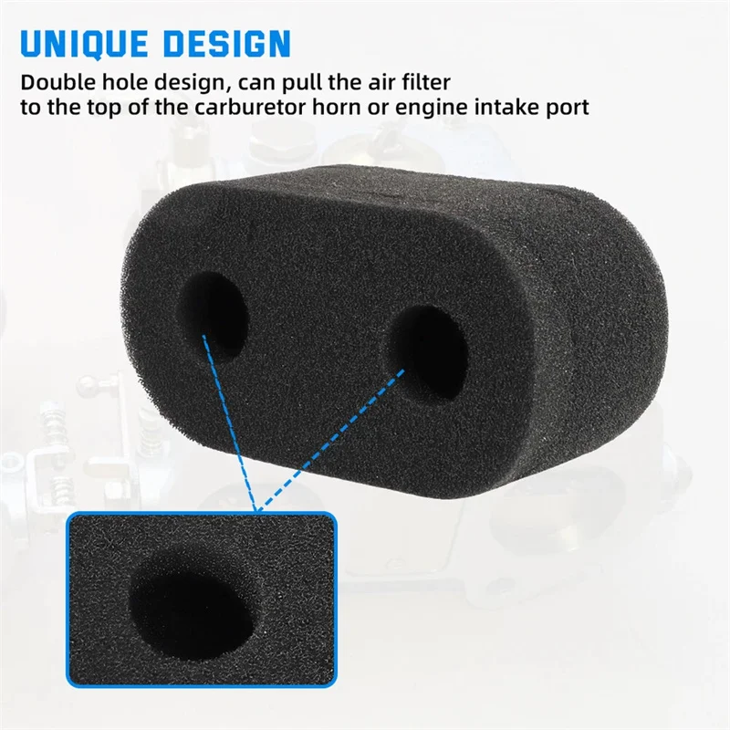 2PCS for Trumpet Weber DCOE Dellorto Jenvey Foam Carb Sock Air Filters Double carburetor sock style air filters