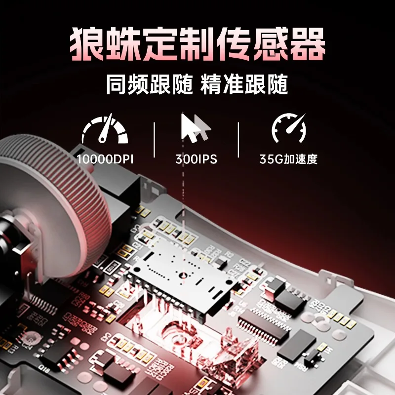 جديد Aula SC360SE ماوس لاسلكي سلكي 2.4G بلوتوث 800mah خفيفة الوزن لعبة رياضية إلكترونية ماوس دفتر ملحقات كمبيوتر مكتبي #5