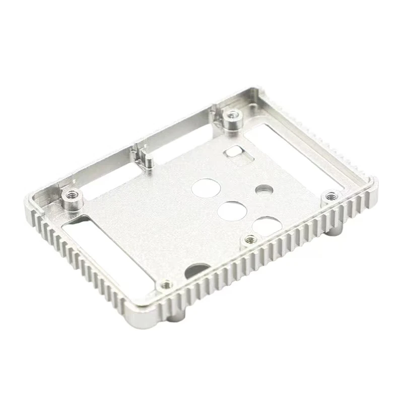 CNC machining custom stainless steel precision double-hole mechanical connector Small double-hole equipment fixed block