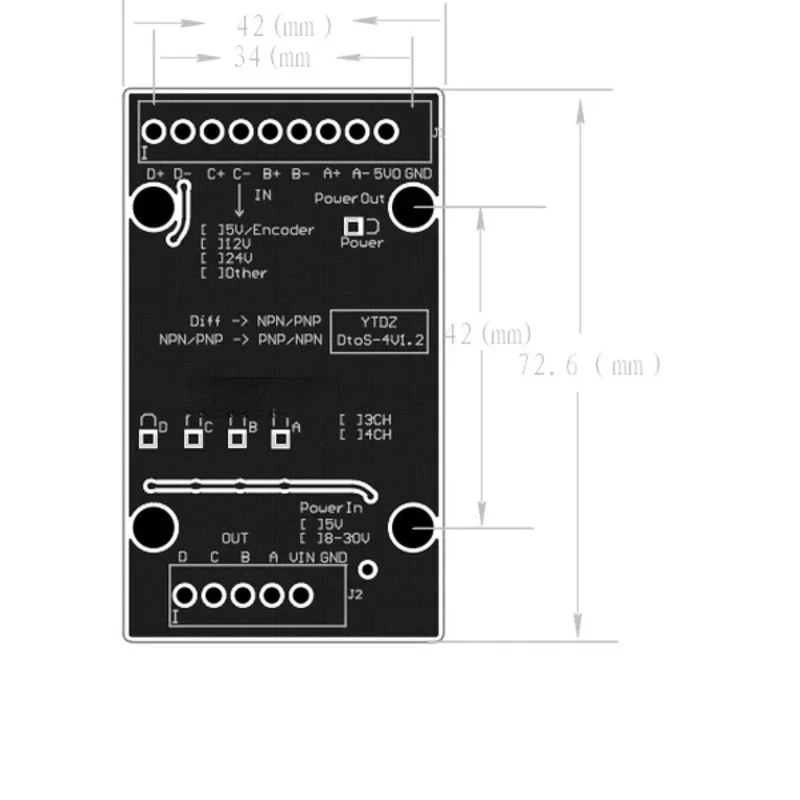 Differential to Single-ended Differential to Collector High-speed Optocoupler Isolation NPN PNP Mutual Conversion