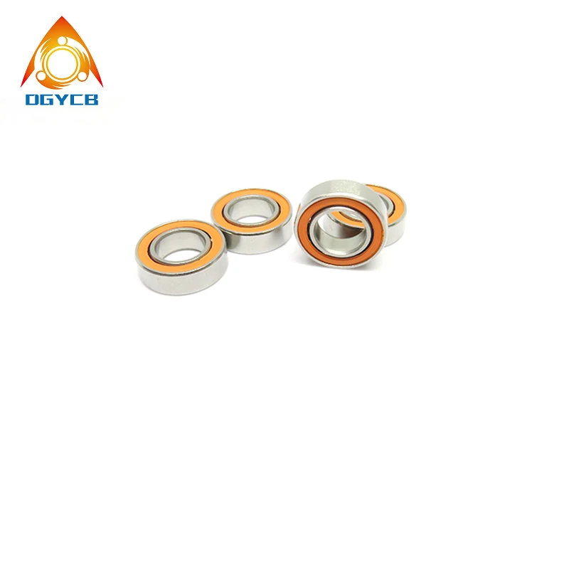 10 قطعة RC السيراميك تحمل 6x12x4 SMR126 2RS الفولاذ المقاوم للصدأ الهجين السيراميك تحمل 6*12*4 SMR126C 2OS MR103 MR104 MR105 RS 2RS DDU