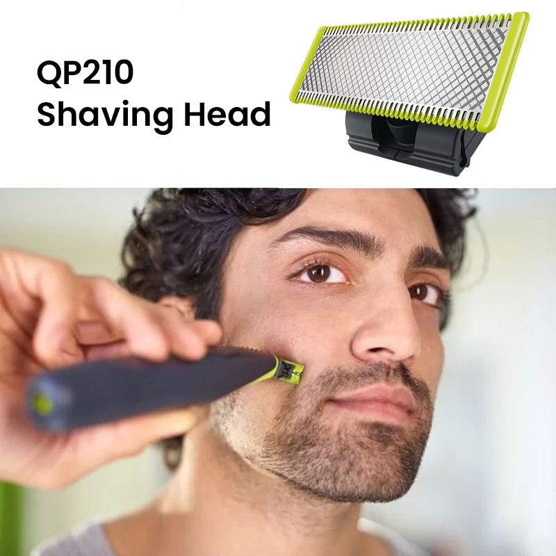 استبدال رأس الحلاقة Philips QP210 متوافق مع جميع ماكينات الحلاقة Philips Serieis One Blade & One Blade Pro