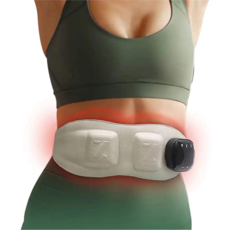 

Electric Multi-Function Lumbar Support Waist Belt Fatigue Relief with Vibration Red Light Hot Compress Massage
