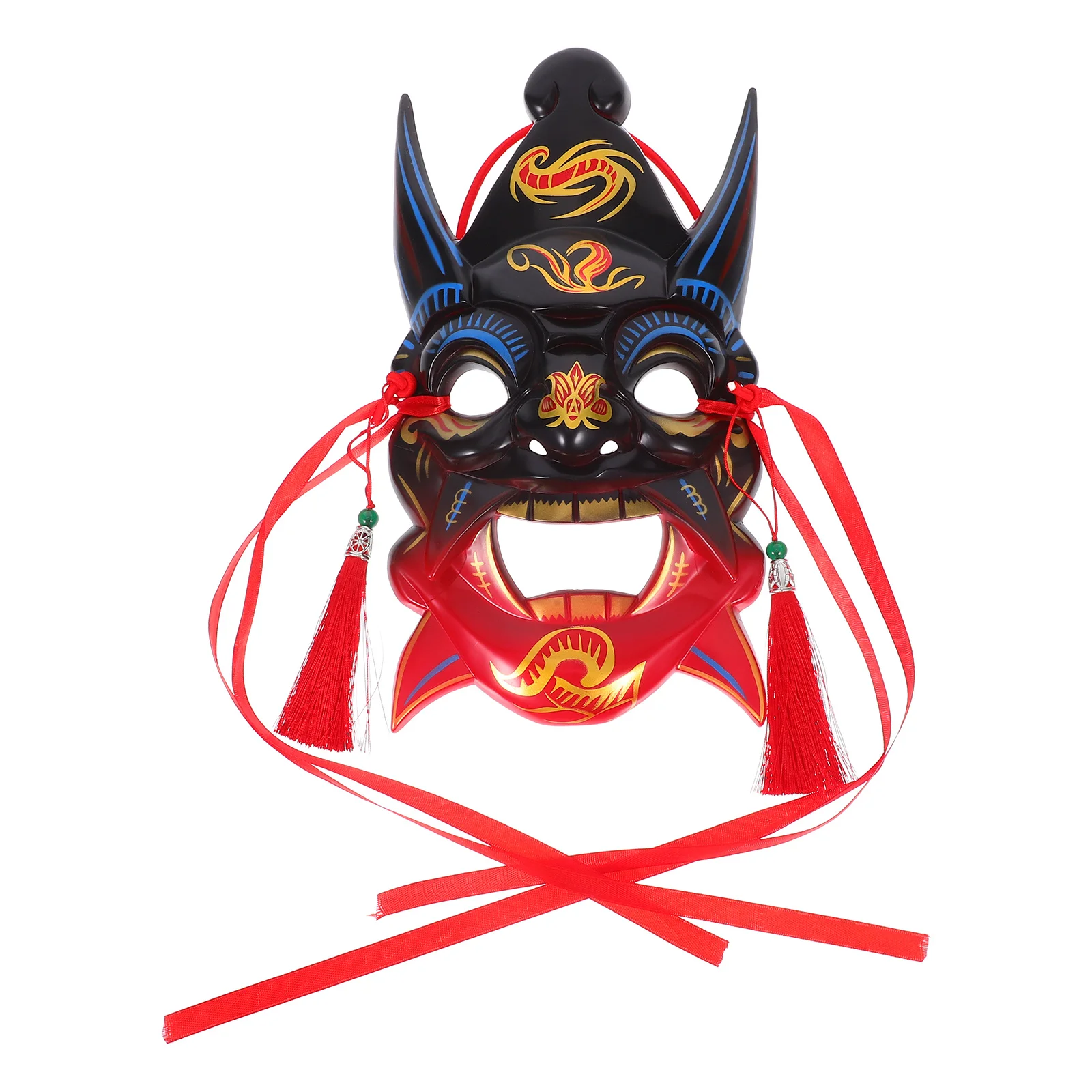 Intricate Handpainted Full Facial Mask Traditional Craftsmanship Lightweight Comfort Masquerade Parties Theater Performances