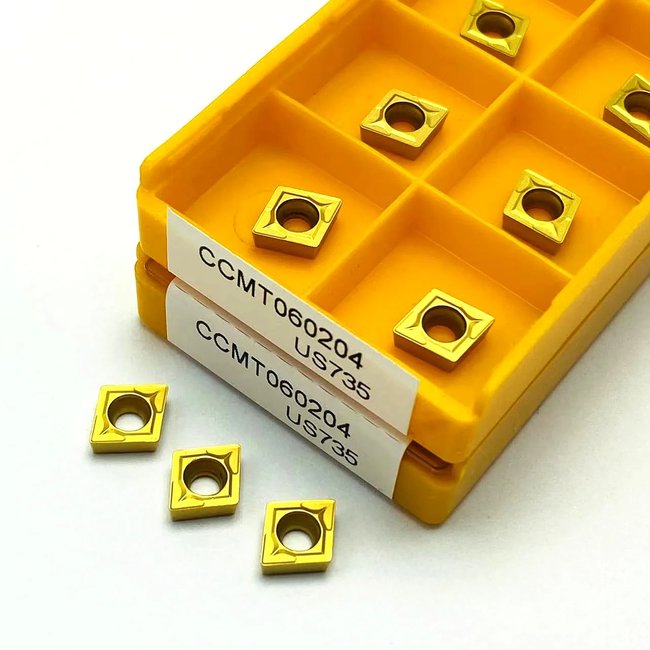 Inserto in metallo duro CCMT060204 VP15TF CCMT060204 UE6020 interno fresa CNC inserto tornitura strumento CCMT 060204 utensile di tornitura