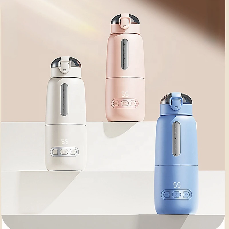 15000Mah Portable Water Warmer Rechargeable for Formula Milk Precise Temp Control 300ml Portable Instant Water Warmer for Travel