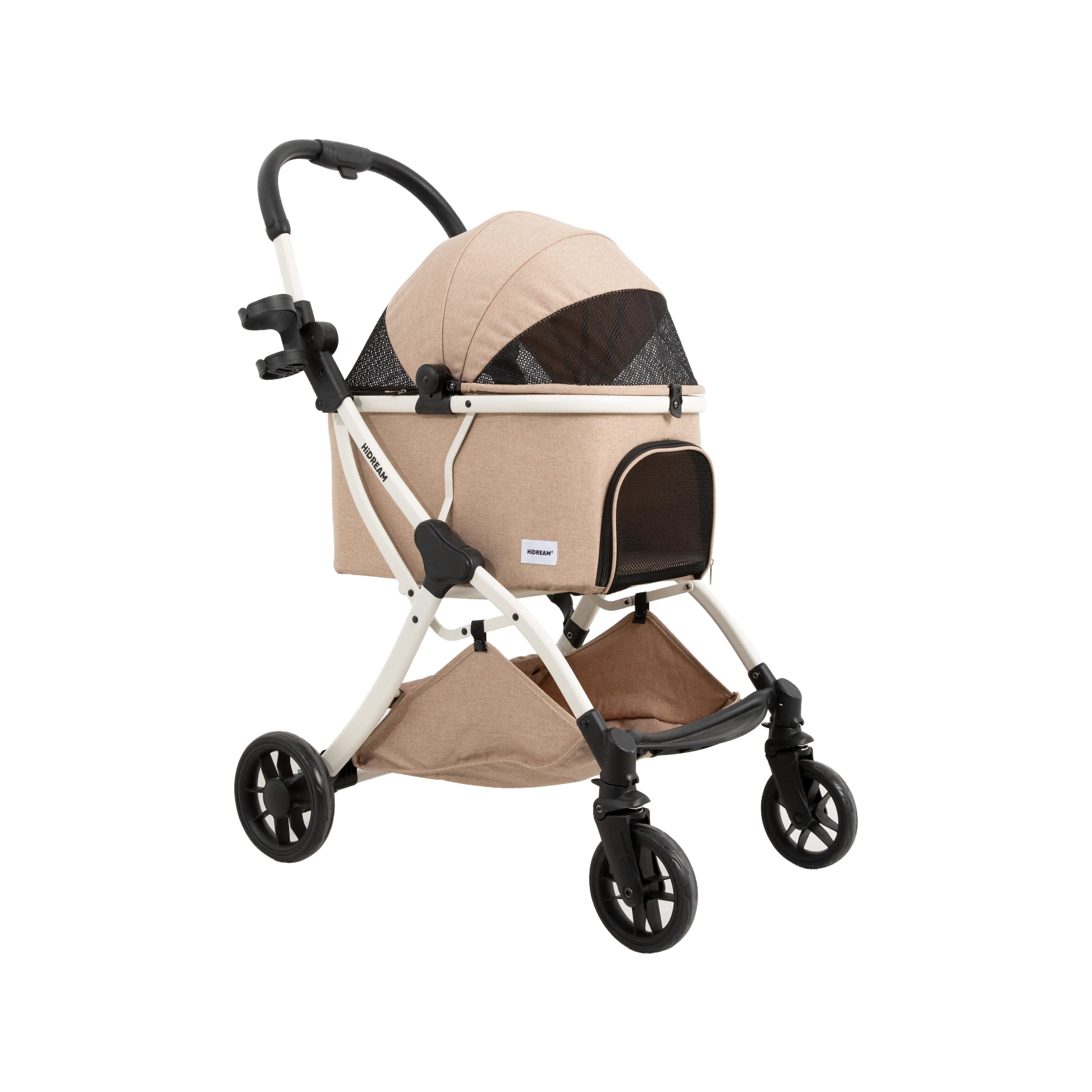 aPremium Portable Dog And Cat Travel Carriage Collapsible Pet Stroller For Safe Daily Pet Outing