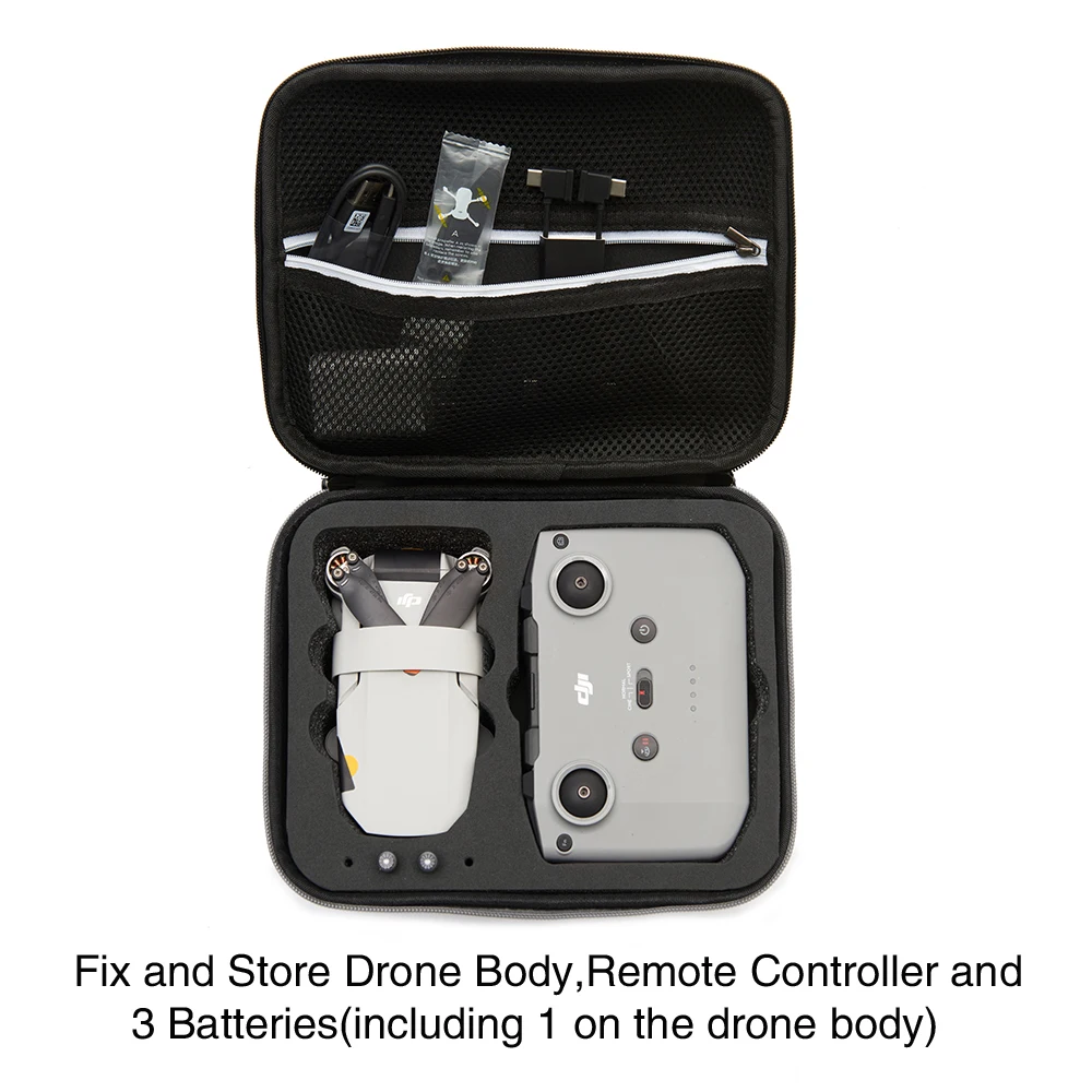صندوق محمول ل DJI Mini 2/Mini 2 SE الطائرة بدون طيار حقيبة تخزين حقيبة حمل تحكم عن بعد الجسم حقيبة يد ل Mini 2 Case الملحقات