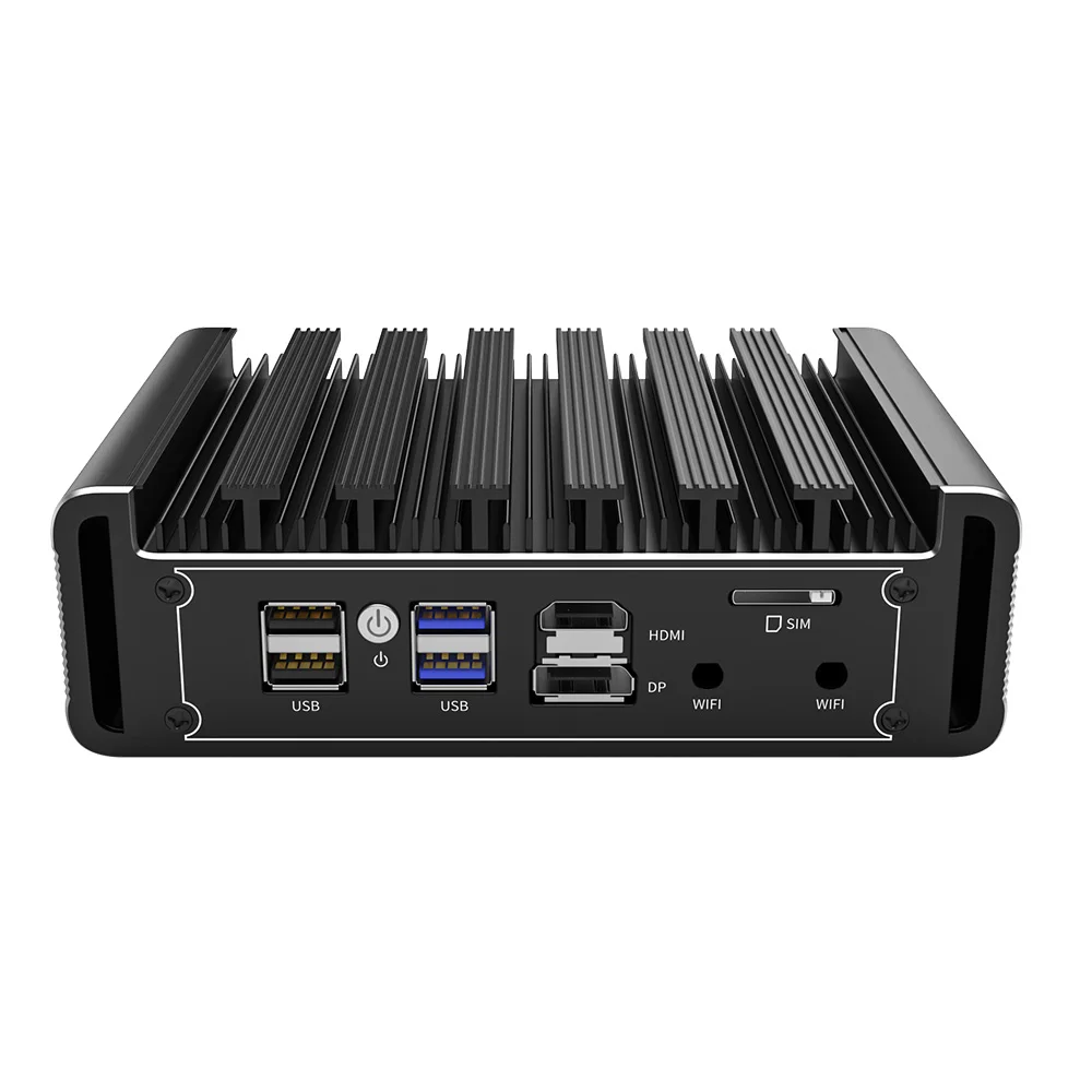 11Th Gen Industrial Mini PC Server Core i7 1195G7 Pentium 7505U HD DP 4x2.5G LAN Ubuntu Linux Pfsense Mini Firewall Router 4G