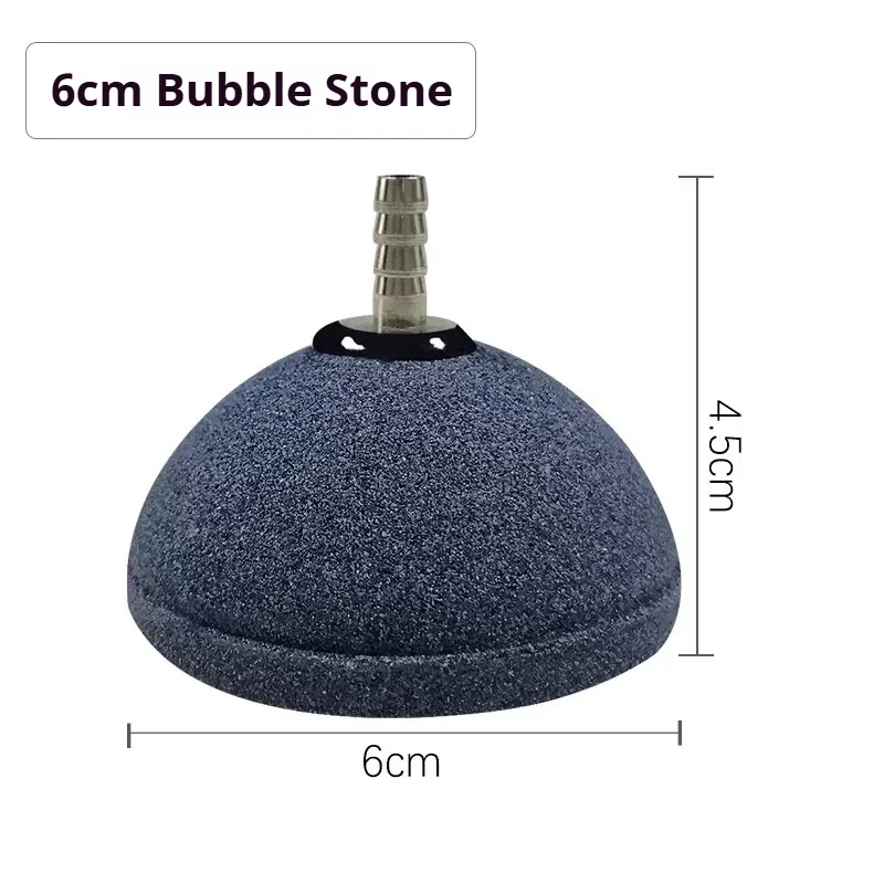 Hemisphere Silent Air Stone Metal Anti-shed Sand Aerator Oxygen Diffuser for Fish Tank Pond Aquarium Accessories