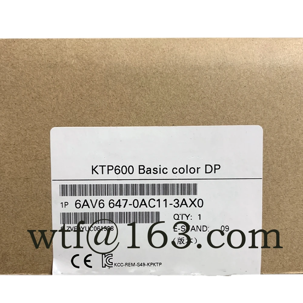 New Original 6AV6647-0AC11-3AX0 KTP600 Touch Screen 6AV6 647-OAC11-3AXO