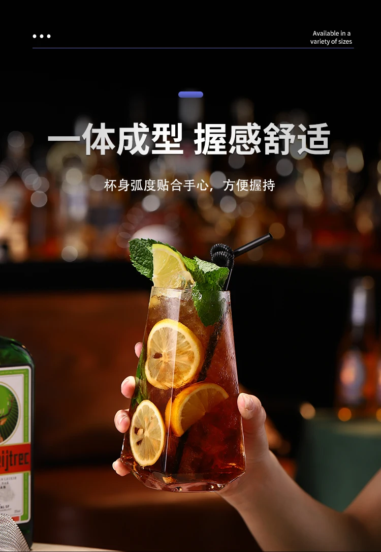 Description Picture 3 of itemCrystal Glass Wine Bottle, Red Bottle Cups, PAINED Gold Wine Decanter, Whiskey Home Bar Vodka Beer Bottle Jar, JR