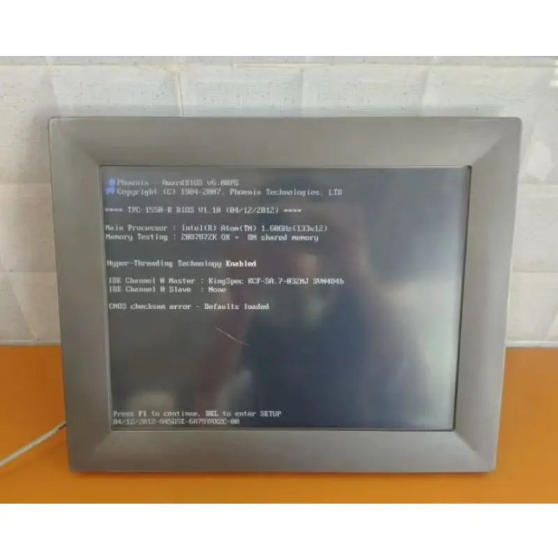 Second hand TPC-1550H-N2BE integrated touch screen test OK, fast shipping