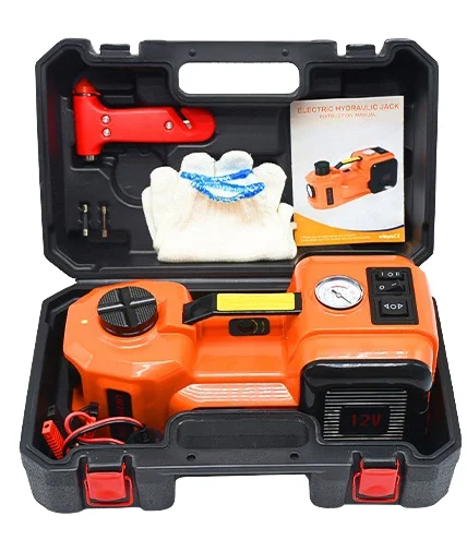 Steel Material DC 12V 5T Multi-functional Electric Hydraulic with Air Pump Car Jack