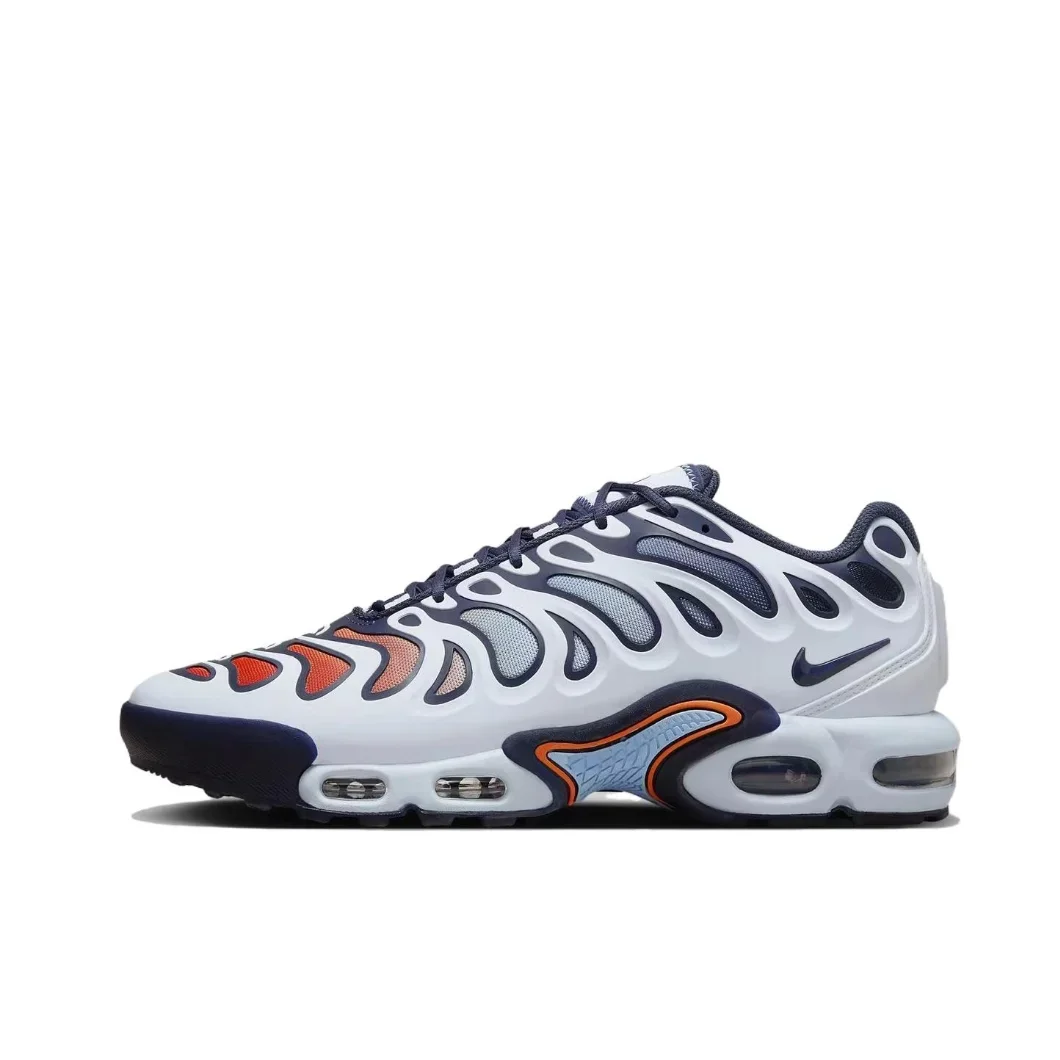 Nike Air Max Plus Drift Men's Sneakers Trendy Fashion casual shoes Cushioned comfort Sneakers Breathable and light White&Orange