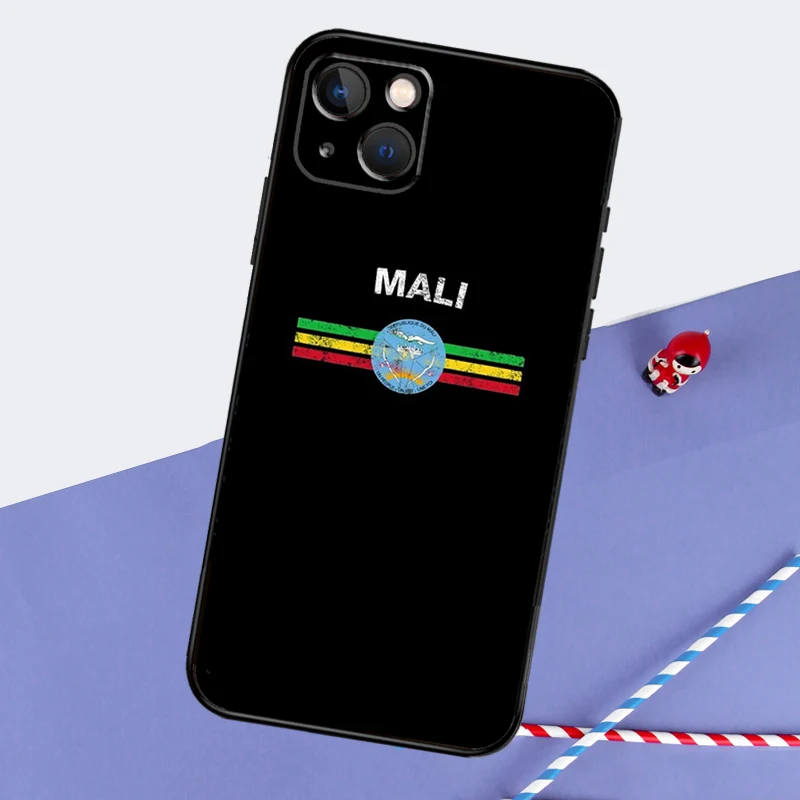 Mali Flag For iPhone 16 15 14 Pro Max Phone Case For iPhone 16 15 13 11 12 Pro Max Mini 7 8 Plus XS X XR Cover