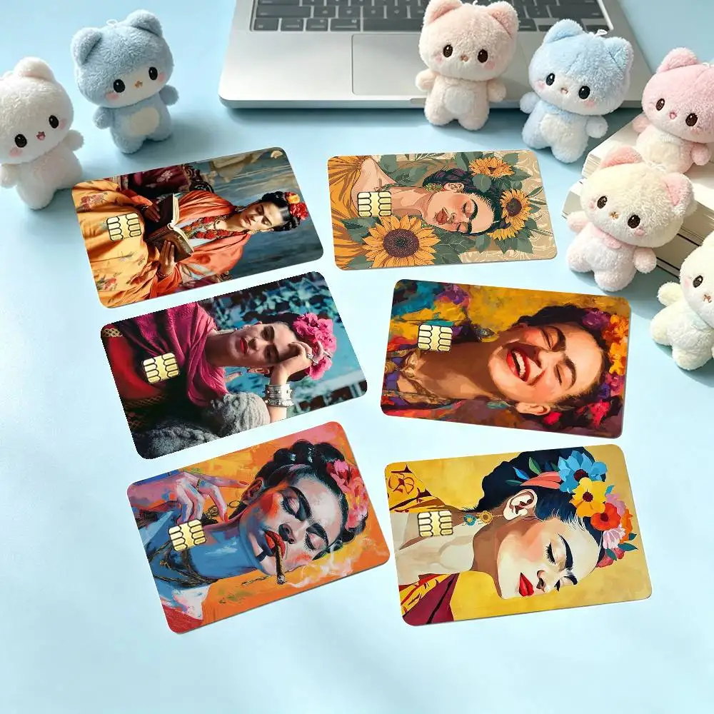 Frida K-Kahlo Artist Iconic Credit Card HD Stickers Game Card Decal Small Chip Waterproof Sticker Gift