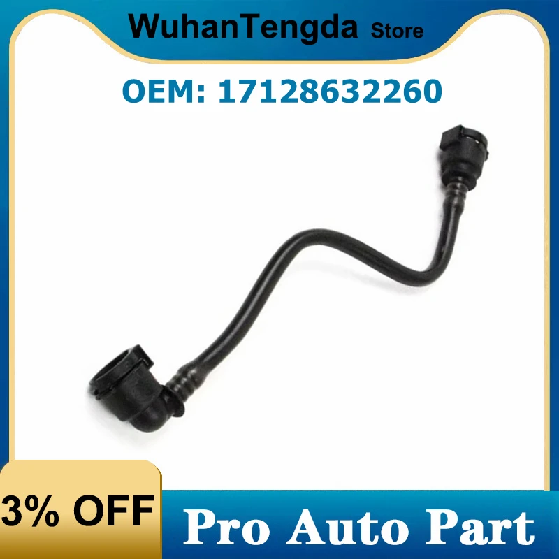 17128632260 Rubber Coolant Water Radiator Hose for 5 6 7 Series BMW G12 G38