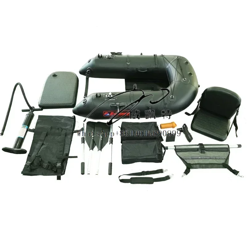 RY-BY165 series single float belly boat inflatable fishing boat for outdoor lakes and rivers