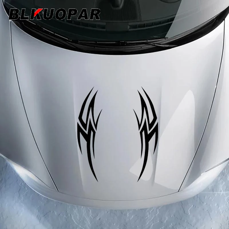 

BLKUOPAR Tribal Flame Car Sticker Creative Waterproof Graphics Decal Personality Sunscreen Windows Windshield Car Accessories