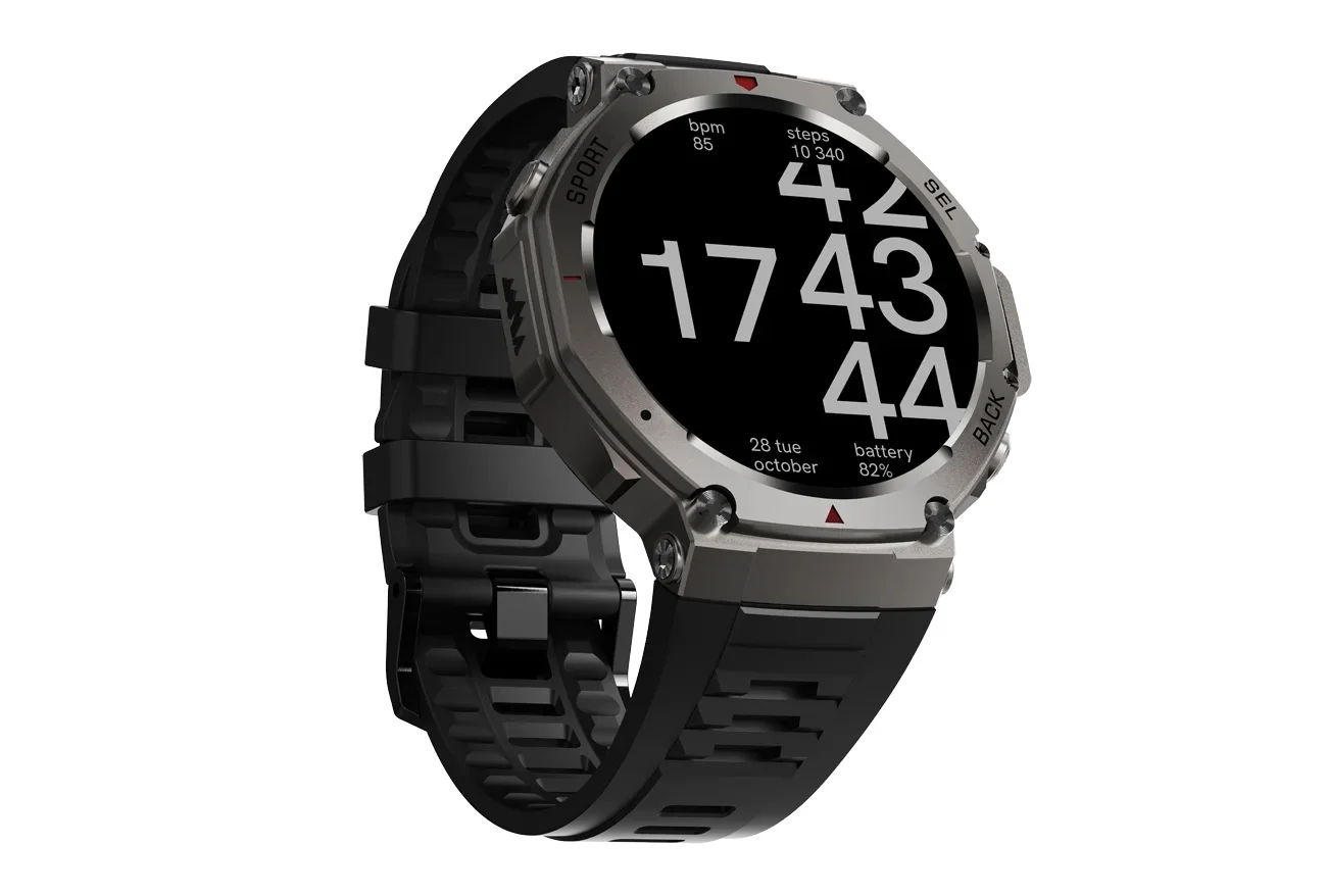 TJXL-โรงงานขายส่ง DM58 GPS สมาร์ทนาฬิกาใหม่ทนทานกลางแจ้ง Fitness Tracker แบตเตอรี่ 500mAh 170 โหมดกีฬา 5ATM ซิลิโคน