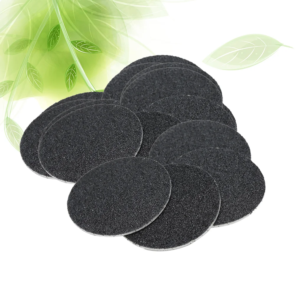 60 Pcs File Sandpaper Disk for Callus Remover Hand Wisking Tool Electric