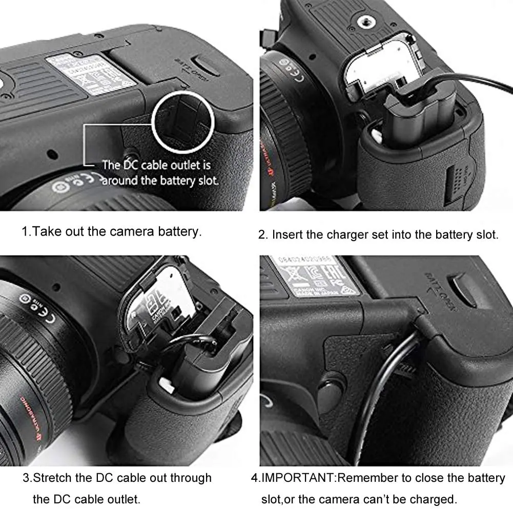 Cavo adattatore USB a DMW-DCC6 DC accoppiatore DMW-BMB9 batteria fittizia per fotocamera Panasonic DMC-FZ40 FZ47 FZ100 FZ150 FZ60 FZ70 DC-FZ80