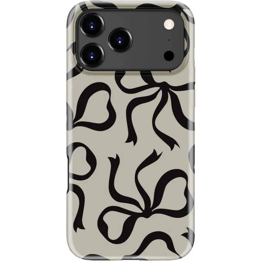 

Симпатичный защитный чехол для телефона iPhone 17, совместимость с беспроводной зарядкой — двухслойный дизайн с твердым корпусом и