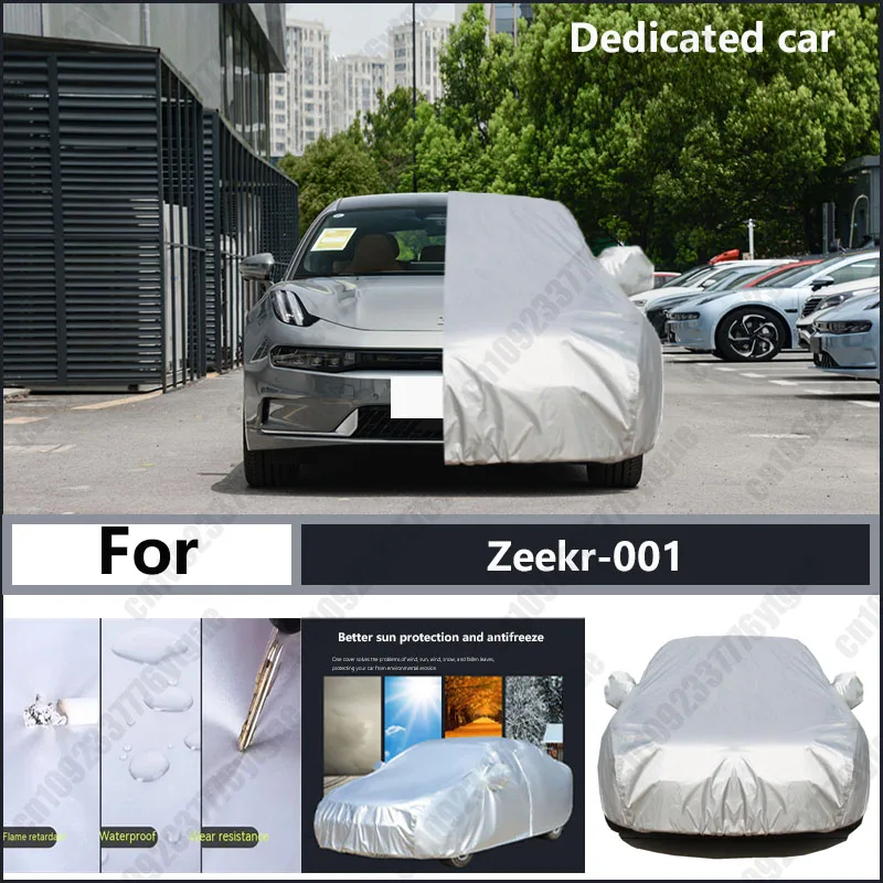 

For Zeekr-001 Oxford cloth car cover for sun protection, rain resistance, and all season special car dust cover