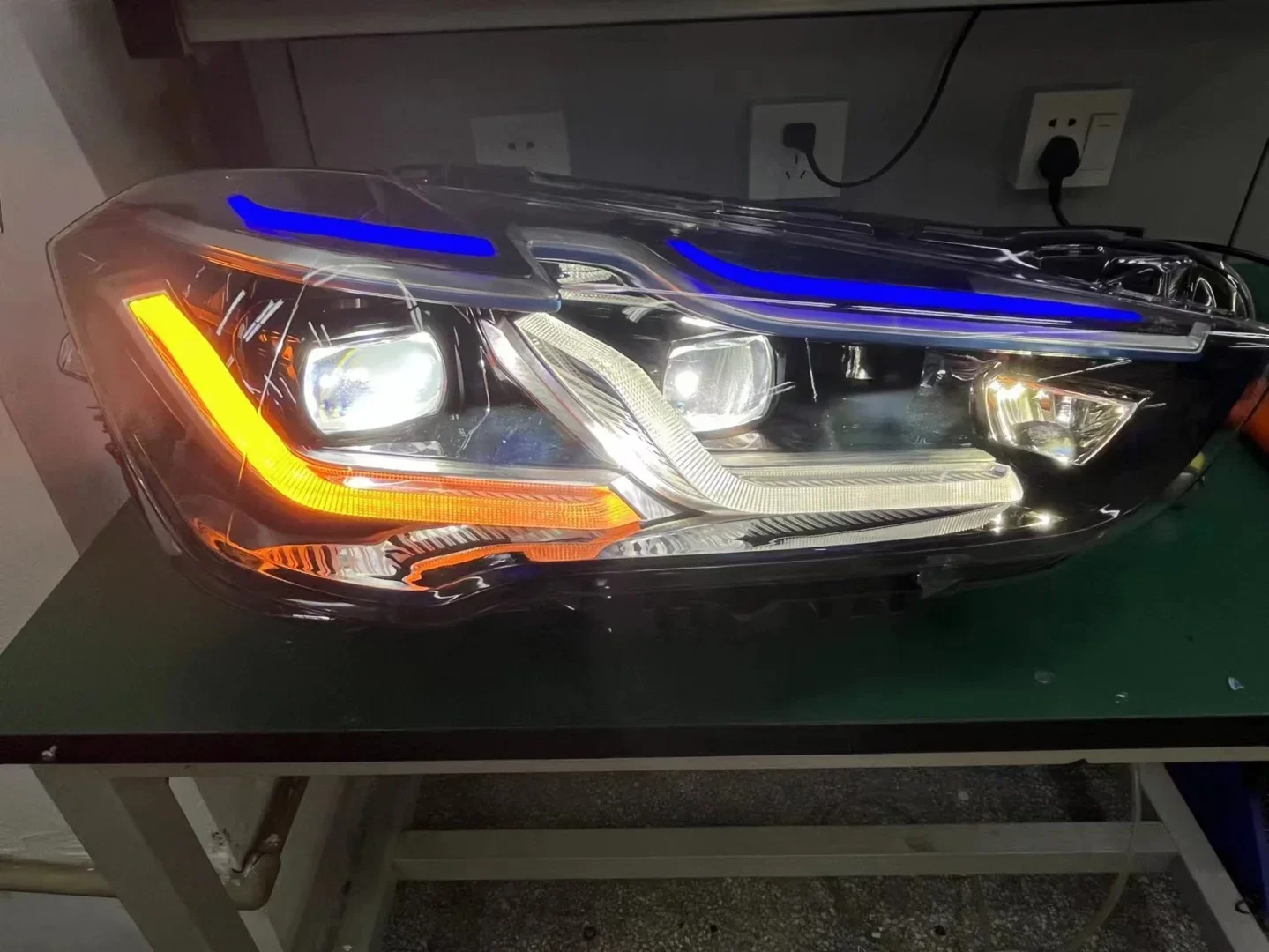 Apollo Archaic Led Headlight X1 2016-2019 F48 F49 With DRL Dynamic Turn Signal Lamp Low Beam High Beam Angel Eye Projector Lens