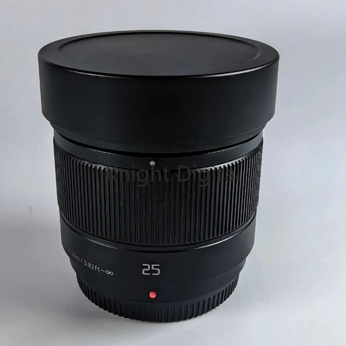 Capa de lente quadrada de liga de alumínio com tampa de lente de metal para panasonic lumix25mm f/1.7 acessórios de fotografia de lente de câmera