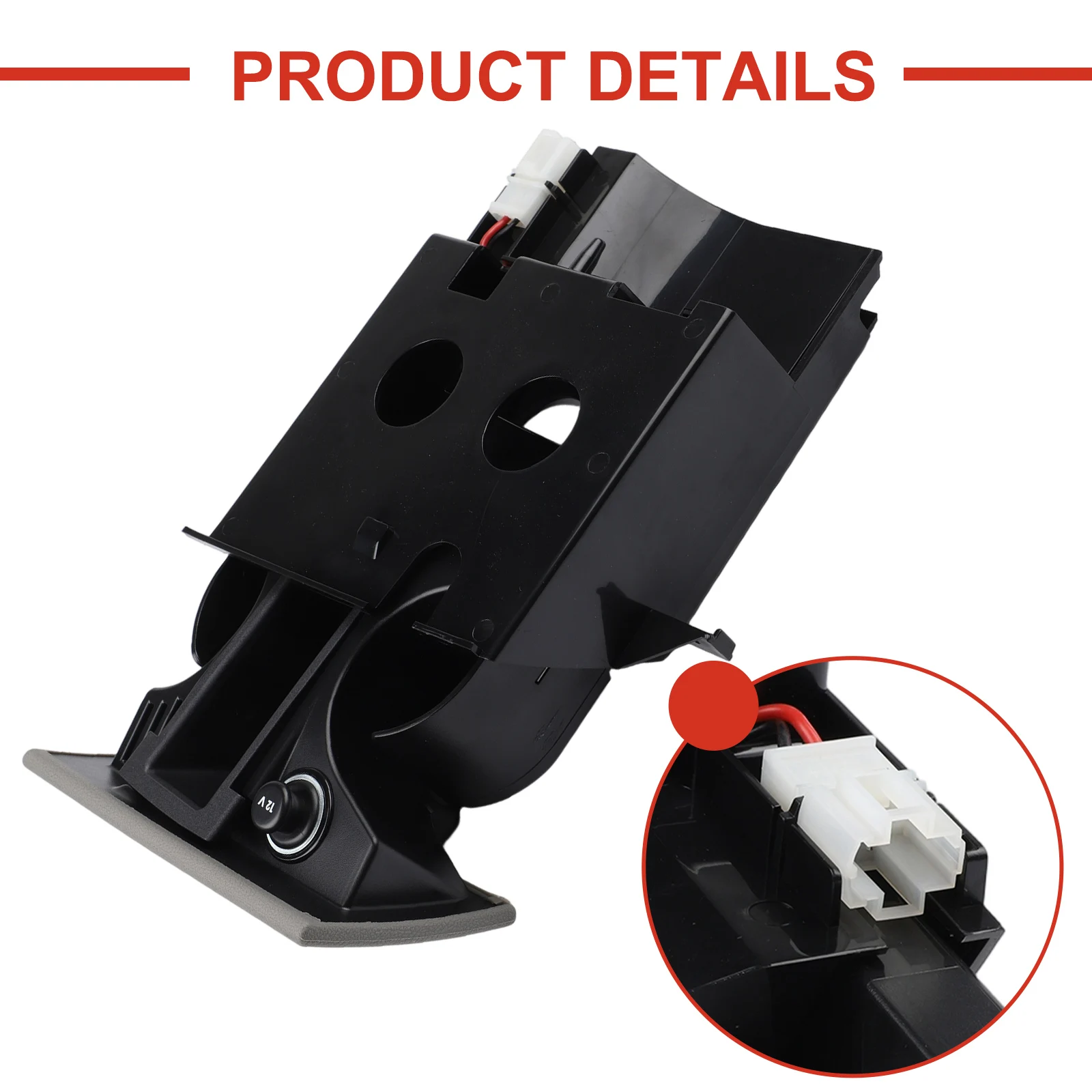 

RHD Car Parts Cup Holder Car Interior Reliable Performance Wear-Resistant ABS Material For Transporter Cupholder