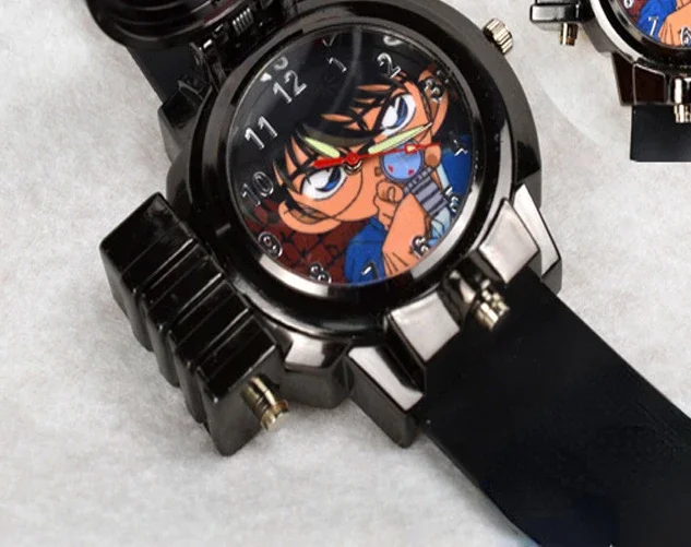 Hot Detective Academy Animation Surrounding Conan Laser Children's Cartoon Watch Primary and Secondary School Student Watch