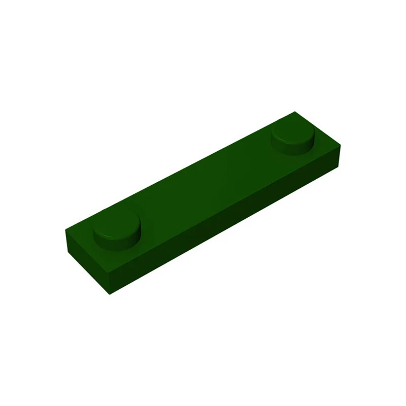 50pcs 92593 ดัดแปลง 1x4 2 Studs อิฐคอลเลกชันจํานวนมาก Modular GBC ของเล่นทางเทคนิค MOC DIY Building Blocks Compatibl