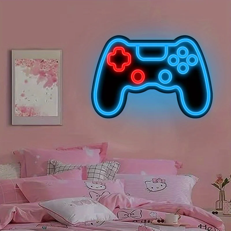 

Game Controller Blackboard Neon Sign LED Neon Light for Bedrooms Bars Parties Club Garage Home Living Room Game Room USB Power
