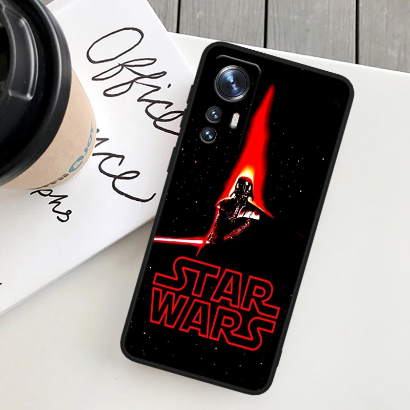 S-tar W-ars Darth Vader Yodas BB8 For Xiaomi Mi Note 10T 10S 10 9T 9 SE 8 CC9E A3 5G Lite Pro Soft Silicone Black Phone Case