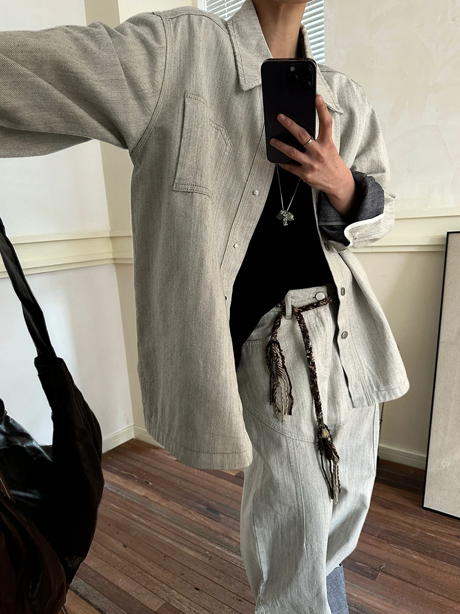 

Комплект джинсов JCCC adow California Cowboy в винтажном стиле с эффектом потертости, свободного кроя, с эффектом стройности, модный женский ансамбль