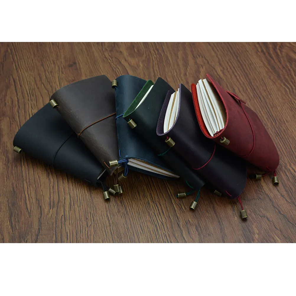 vintage-cowhide-passport-style-notebook-journal-notepad-for-writing-diary-travel-sketching-horizontal-checkered-blank