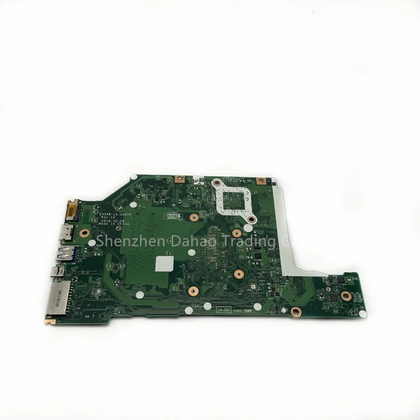 For Acer Aspire A515-52 A515-52G Laptop Motherboard With I3-8145U I5-8265U I7-8565U EH5AW LA-G521P NBH1611002 NBH1611001 DDR4