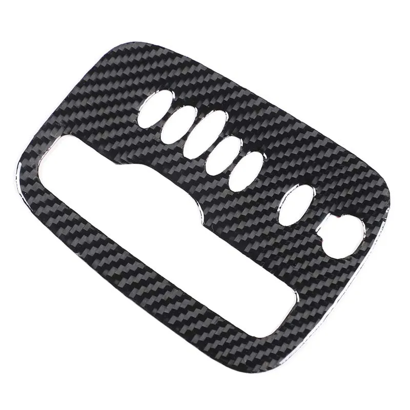 Car Gear Indicator Frame Cover Trim For Toyota Celica 1999-2005 Soft Carbon Fiber Interior Car Accessories LHD RHD