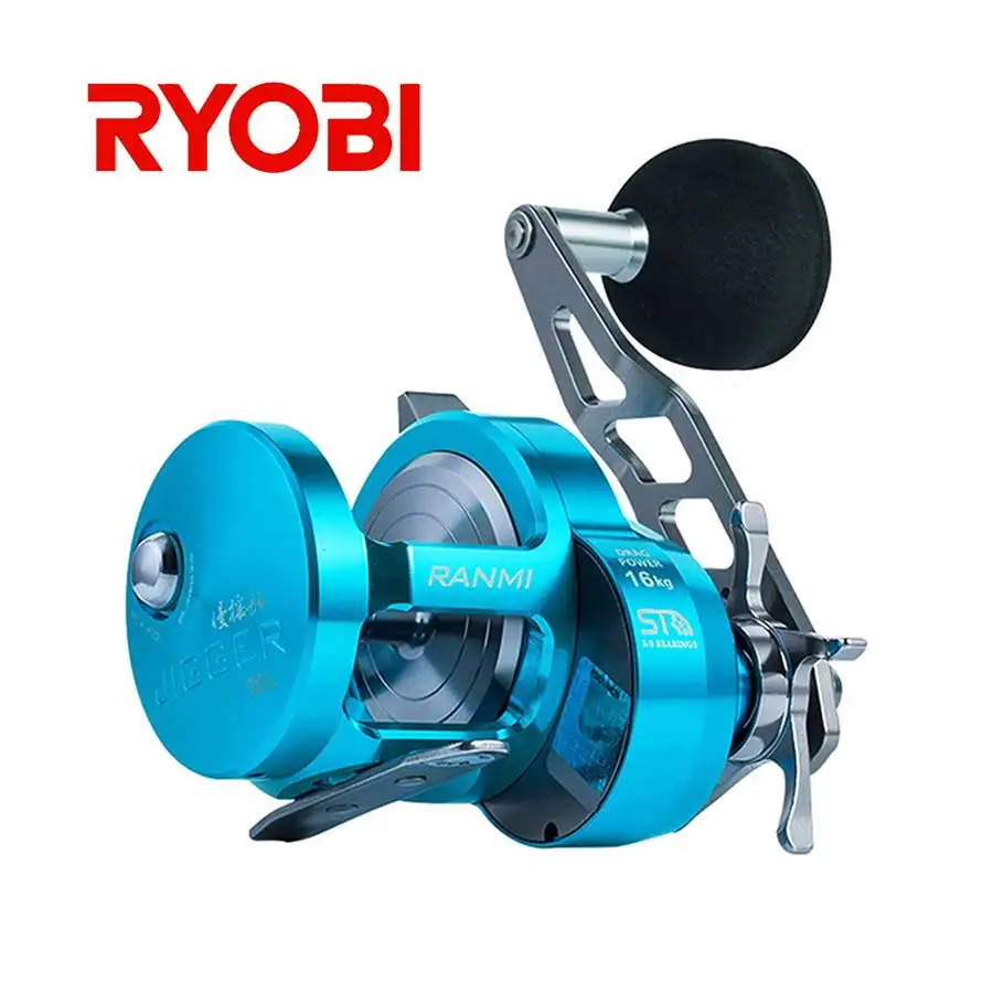 RYOBI RANMI Slow Jigging Wheel Max Drag 16KG 8+1BB Metal Boat