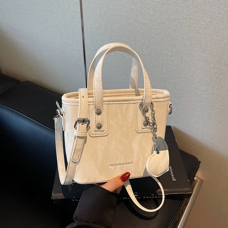 حقيبة كروس لوكس 2025، محفظة متعددة الاستخدامات بمقبض علوي للنساء، حقيبة كتف أنيقة، حقيبة بسيطة من النهار إلى الليل، حبال مزخرفة #3