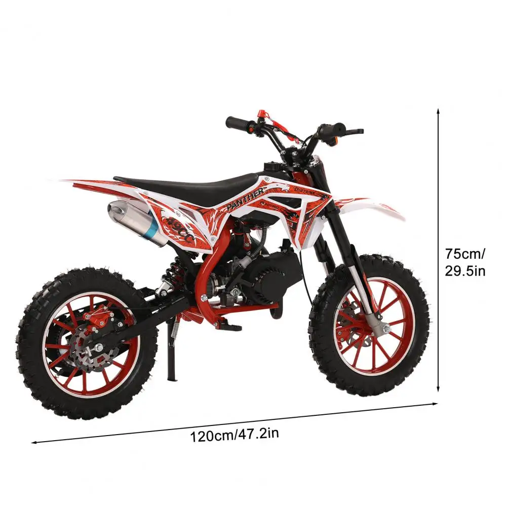 Kids Motorcycle Off-road Vehicle Sliding Function Alloy Motocross Racing Motorcycle Metal Gas Power Motocross 49cc 2-Stroke ﻿